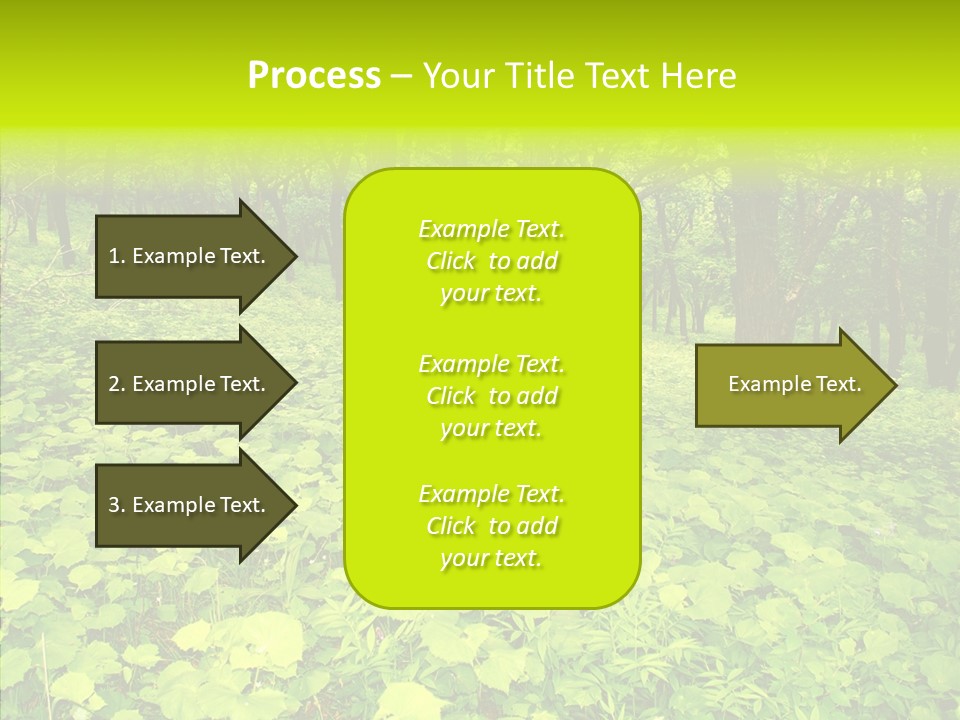 Branch Growth Shrub PowerPoint Template
