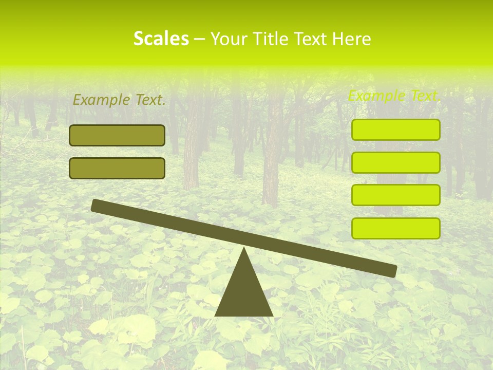 Branch Growth Shrub PowerPoint Template