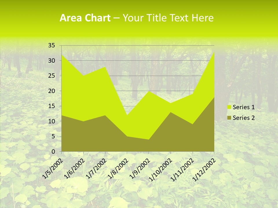 Branch Growth Shrub PowerPoint Template