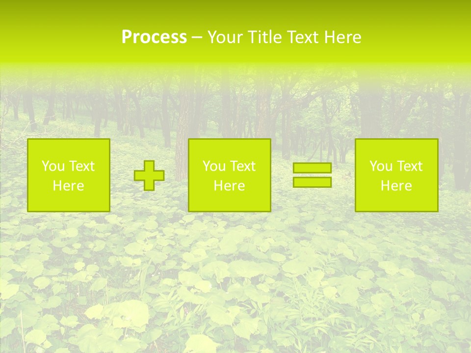 Branch Growth Shrub PowerPoint Template