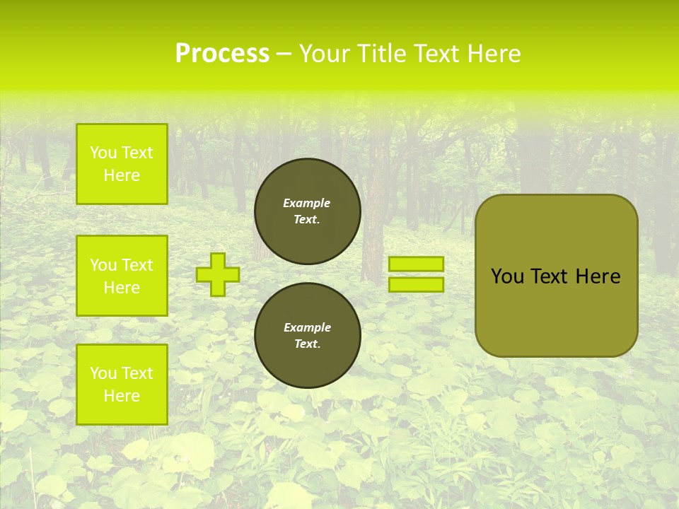 Branch Growth Shrub PowerPoint Template