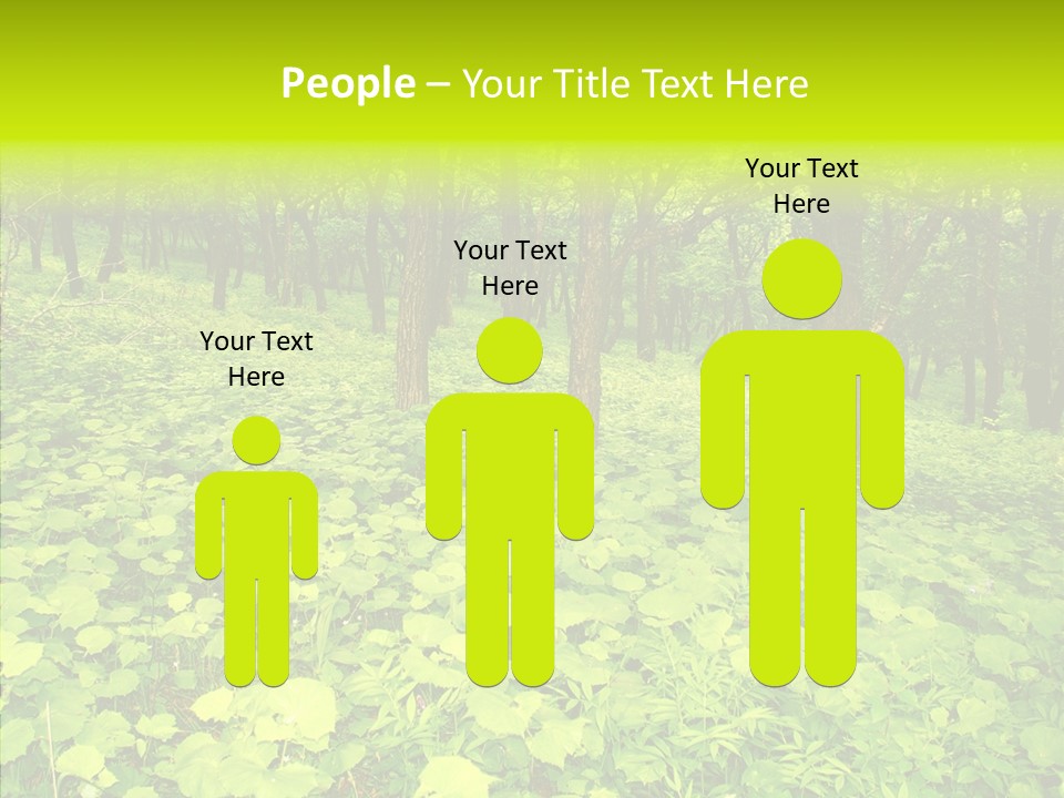 Branch Growth Shrub PowerPoint Template
