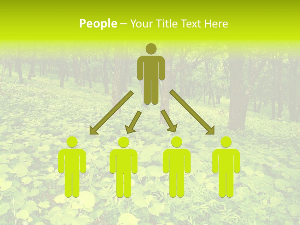 Branch Growth Shrub PowerPoint Template