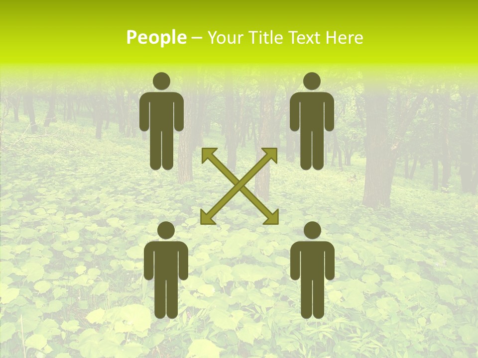 Branch Growth Shrub PowerPoint Template