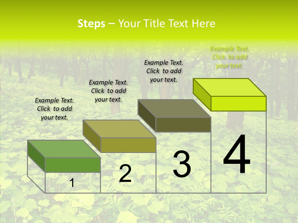 Branch Growth Shrub PowerPoint Template