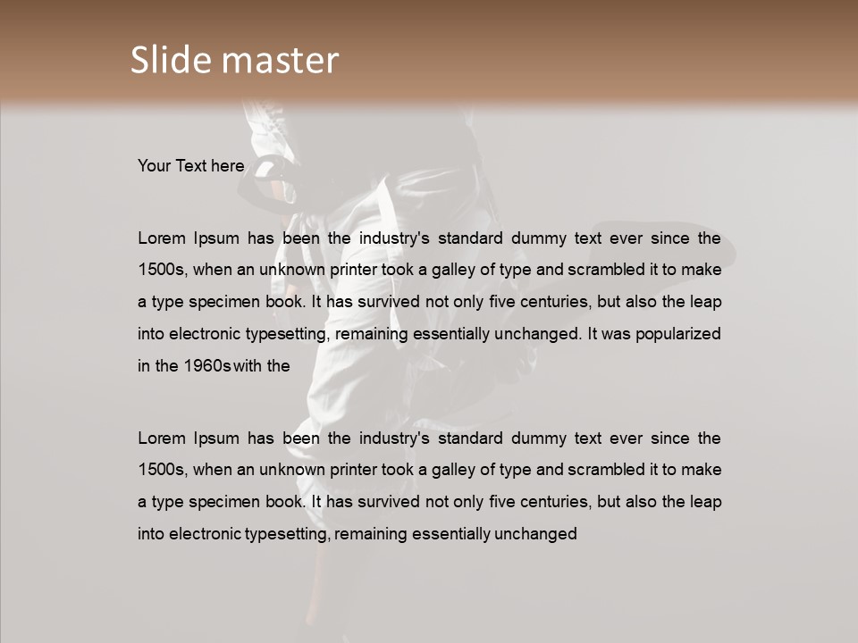 Rap Pose Breakdancing PowerPoint Template