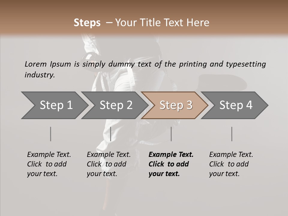 Rap Pose Breakdancing PowerPoint Template