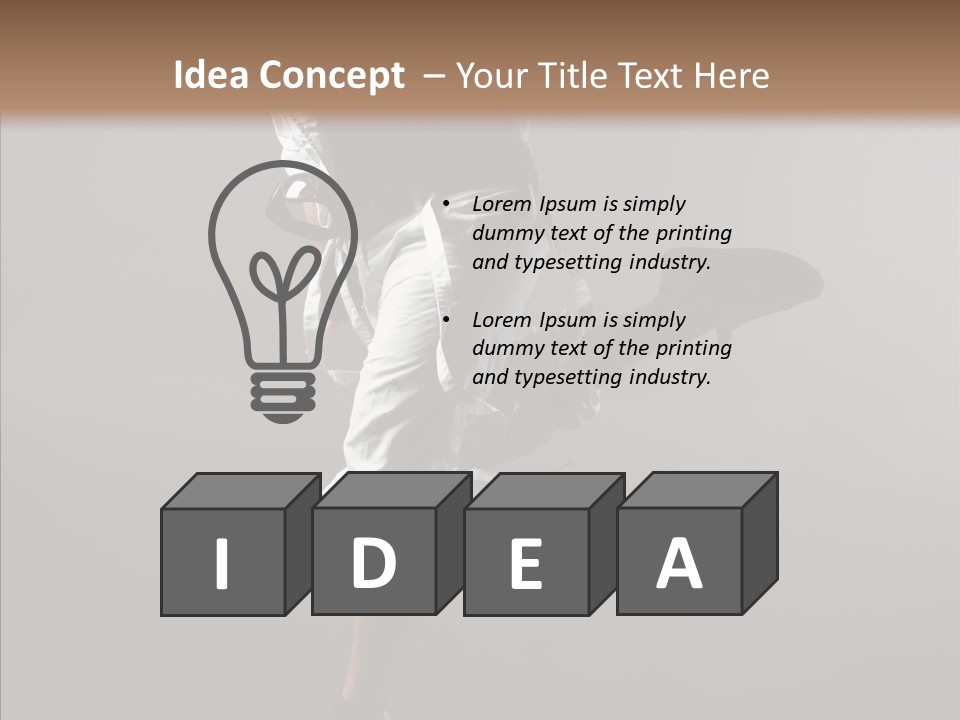 Rap Pose Breakdancing PowerPoint Template