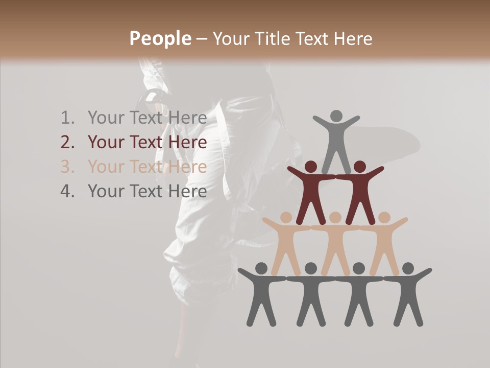 Rap Pose Breakdancing PowerPoint Template