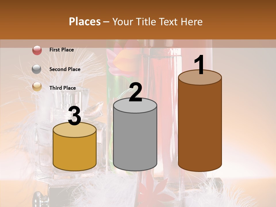 Liquid Female Senses PowerPoint Template