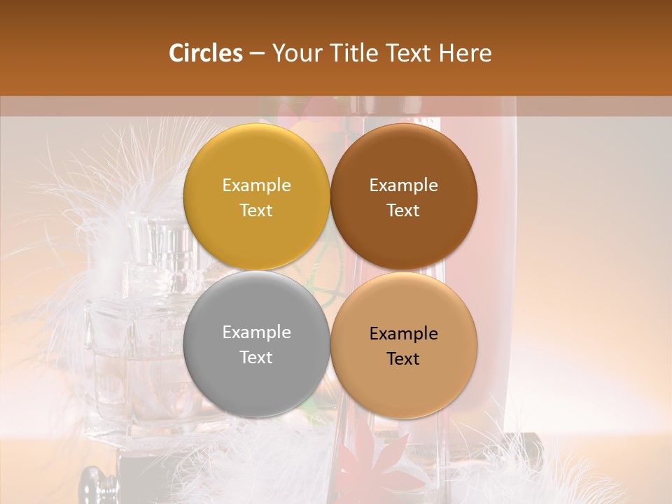 Liquid Female Senses PowerPoint Template