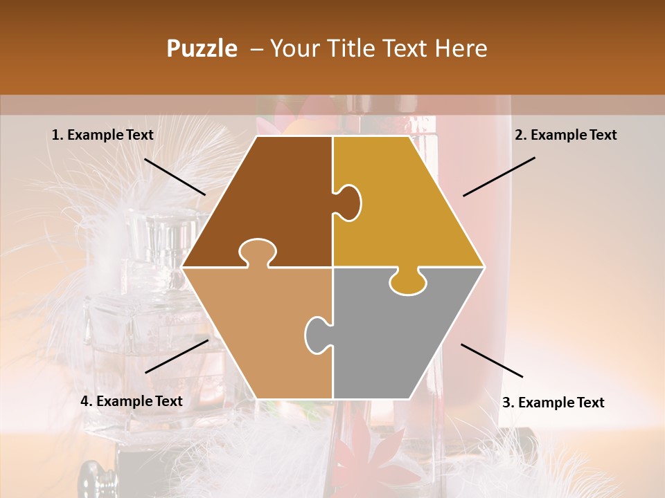 Liquid Female Senses PowerPoint Template