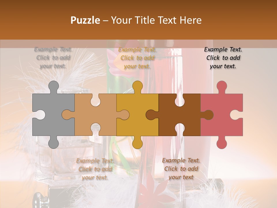 Liquid Female Senses PowerPoint Template