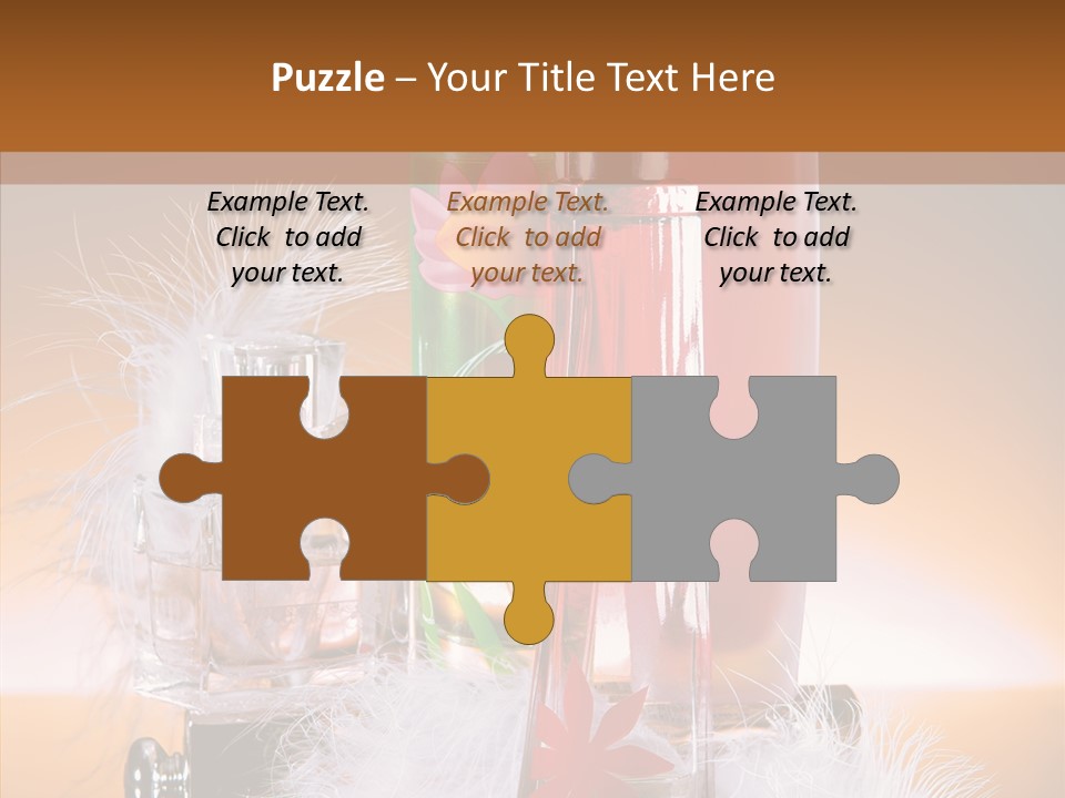 Liquid Female Senses PowerPoint Template