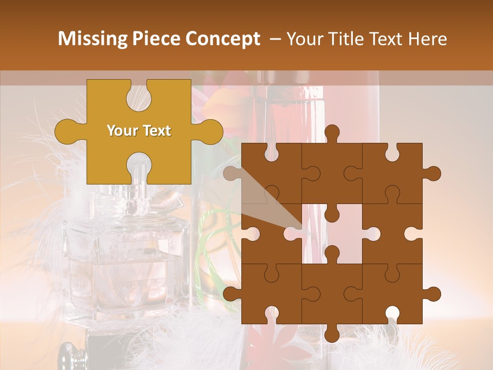 Liquid Female Senses PowerPoint Template