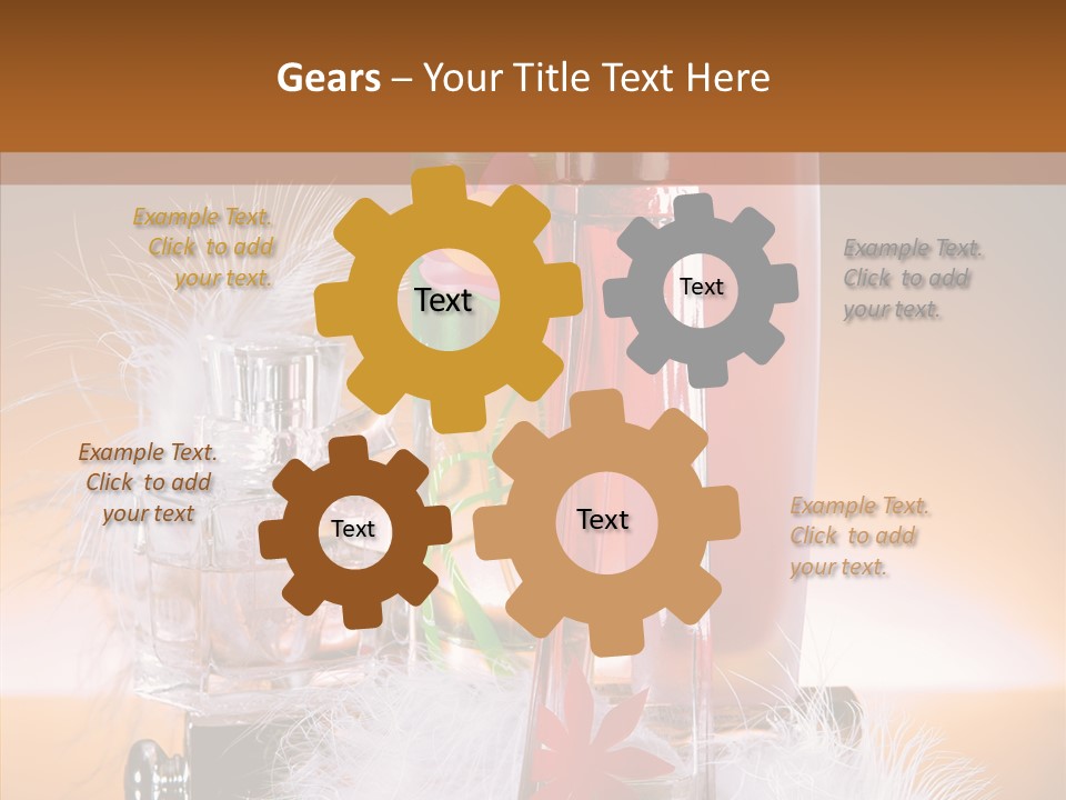 Liquid Female Senses PowerPoint Template