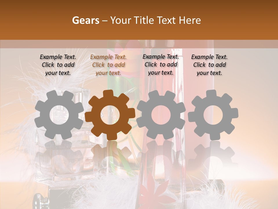 Liquid Female Senses PowerPoint Template