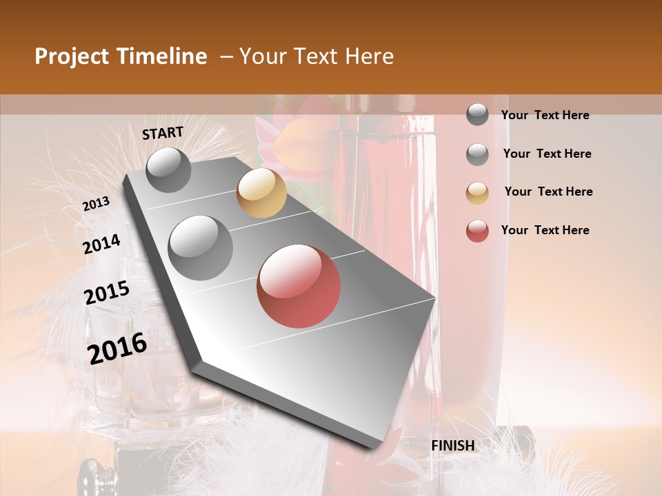 Liquid Female Senses PowerPoint Template