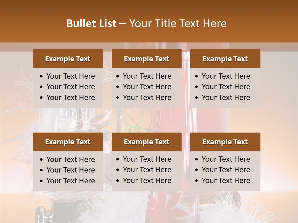 Liquid Female Senses PowerPoint Template