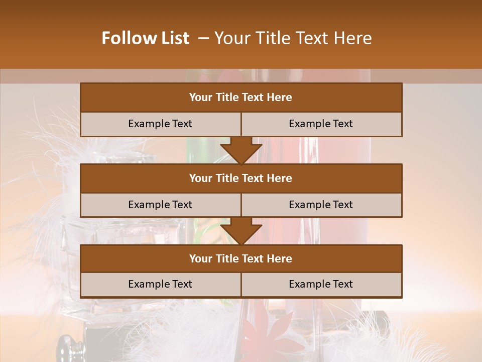 Liquid Female Senses PowerPoint Template