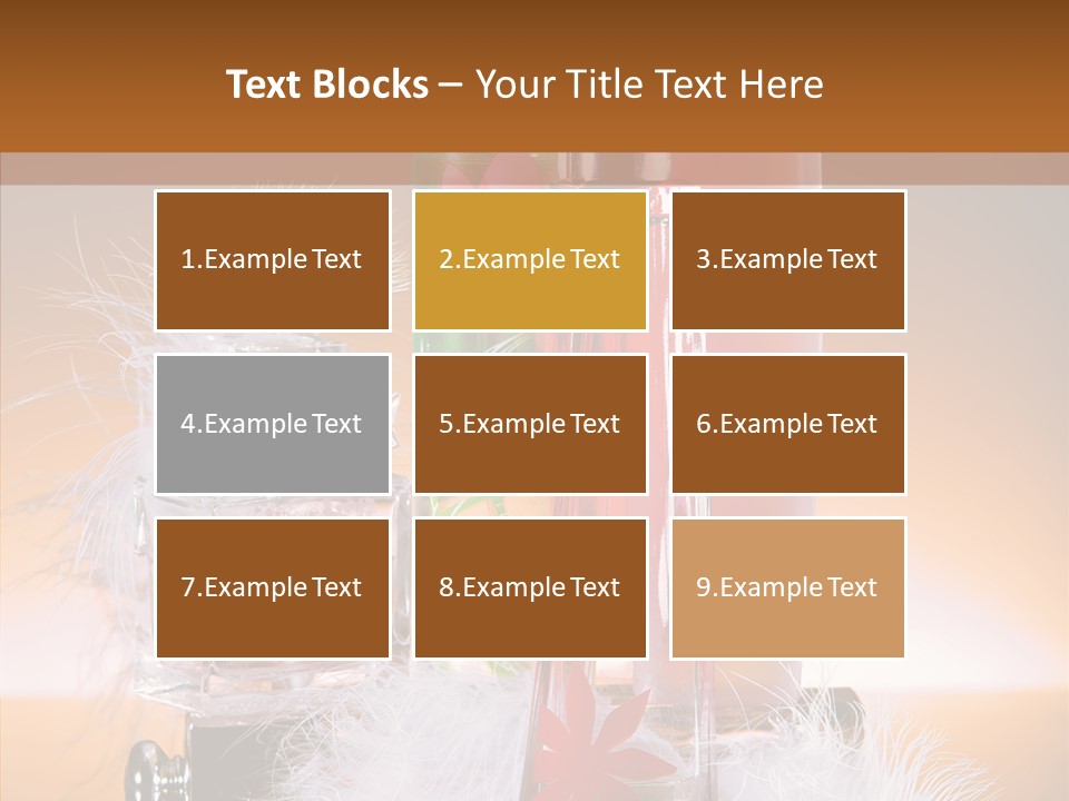 Liquid Female Senses PowerPoint Template