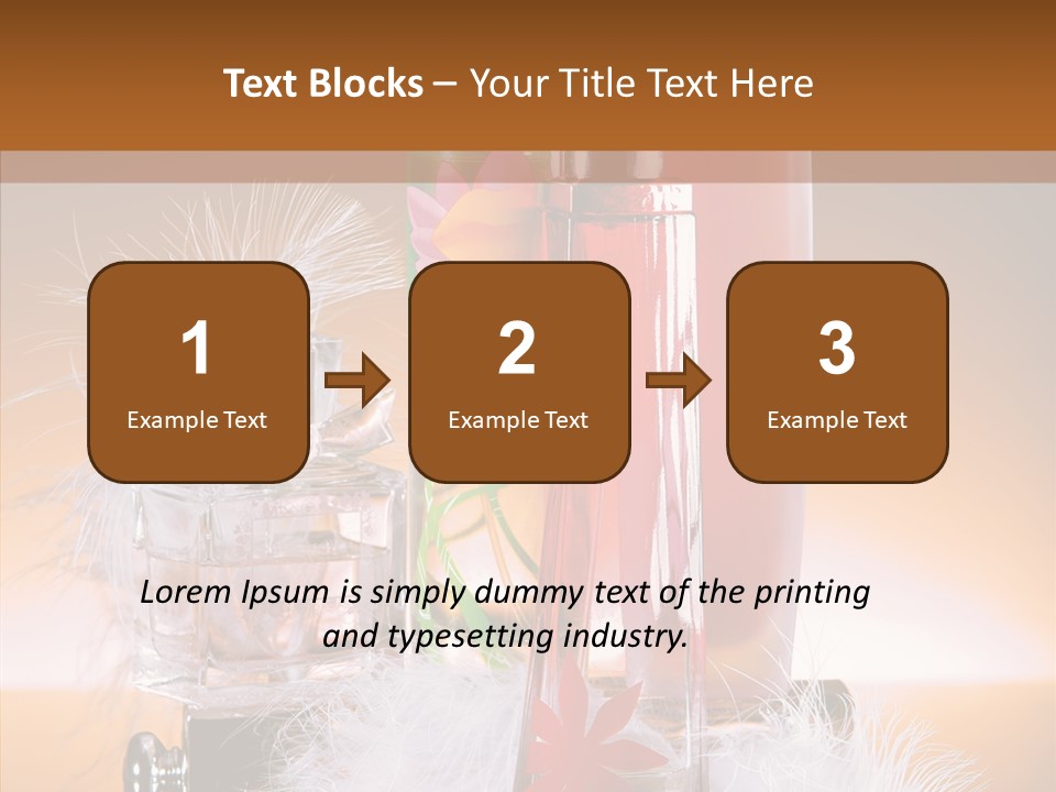 Liquid Female Senses PowerPoint Template