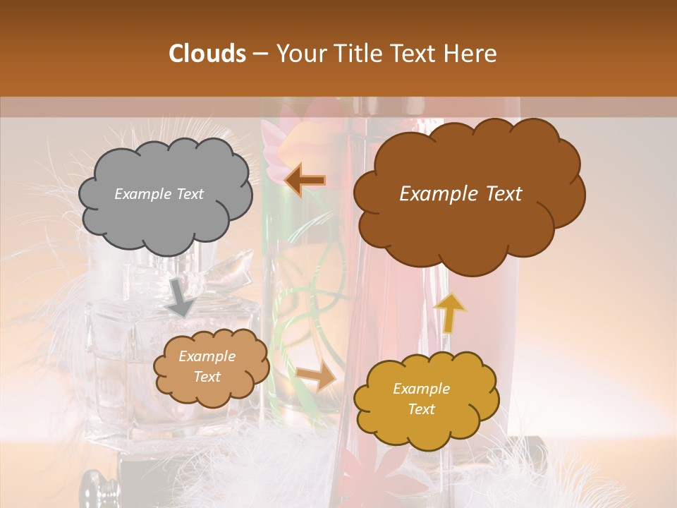 Liquid Female Senses PowerPoint Template