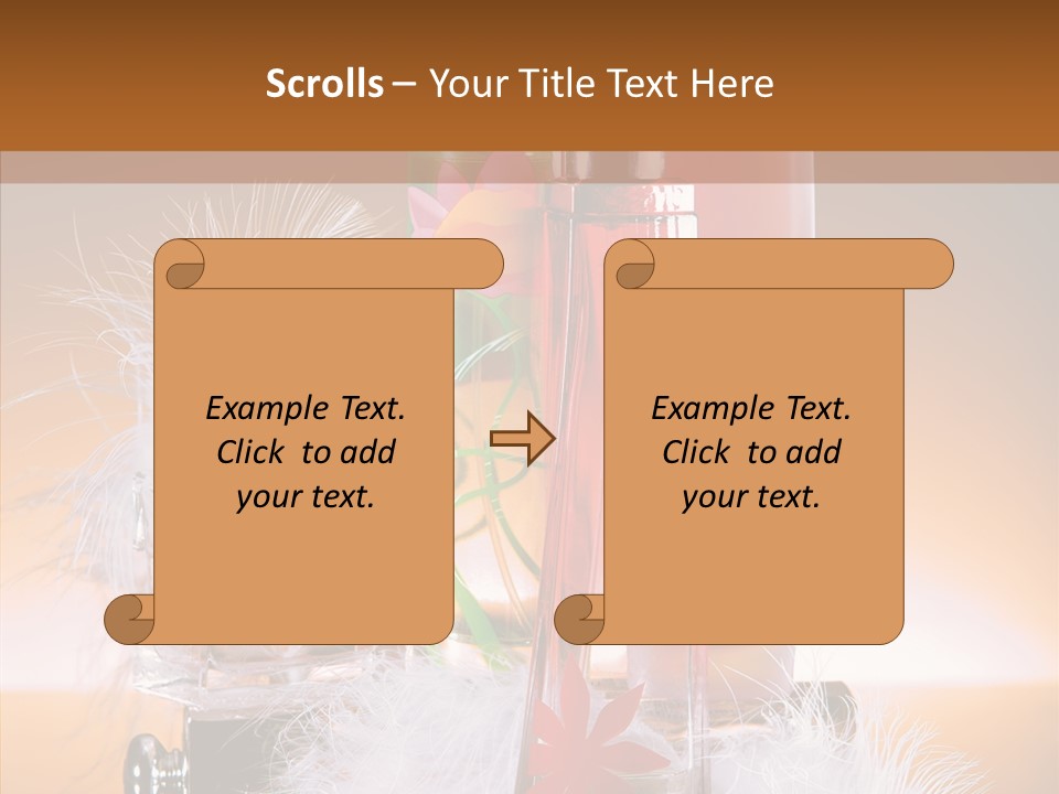 Liquid Female Senses PowerPoint Template