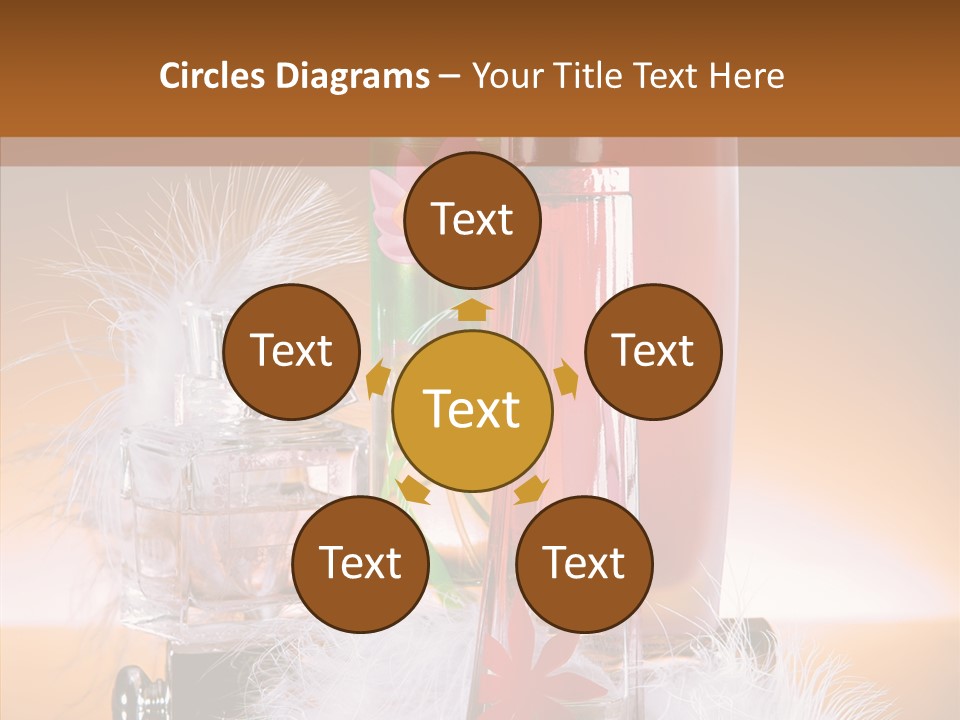 Liquid Female Senses PowerPoint Template