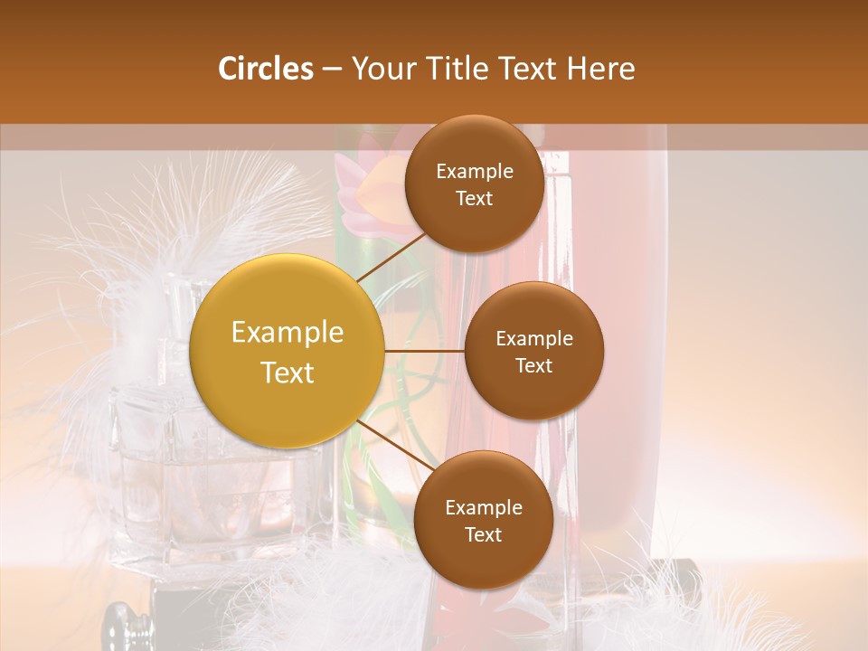 Liquid Female Senses PowerPoint Template