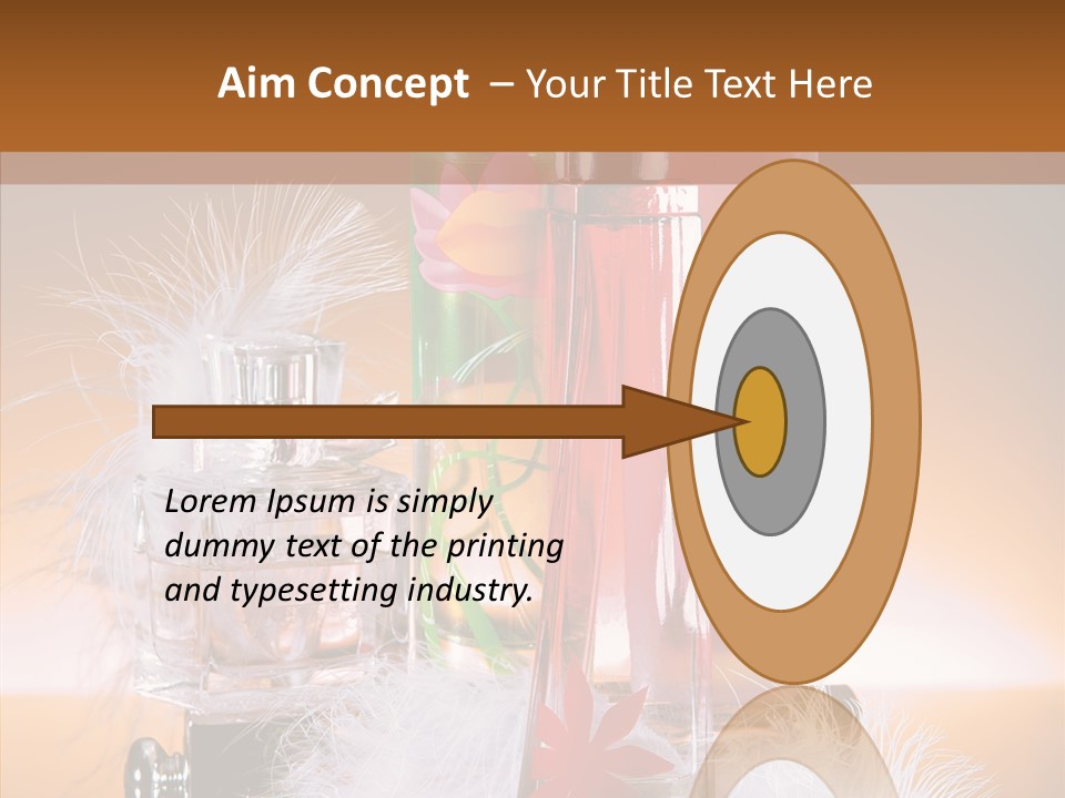 Liquid Female Senses PowerPoint Template