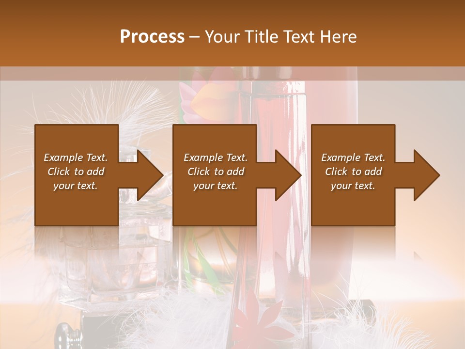 Liquid Female Senses PowerPoint Template