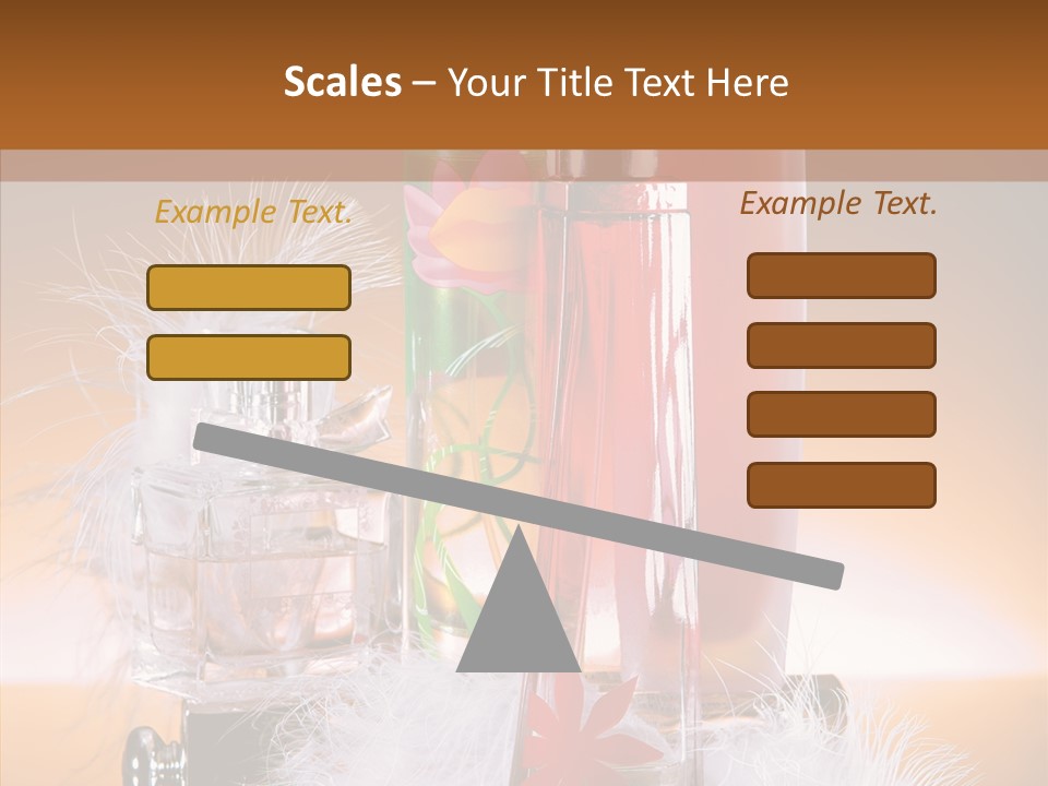 Liquid Female Senses PowerPoint Template