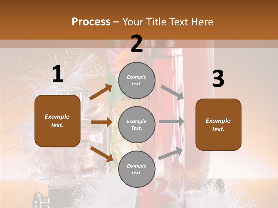 Liquid Female Senses PowerPoint Template