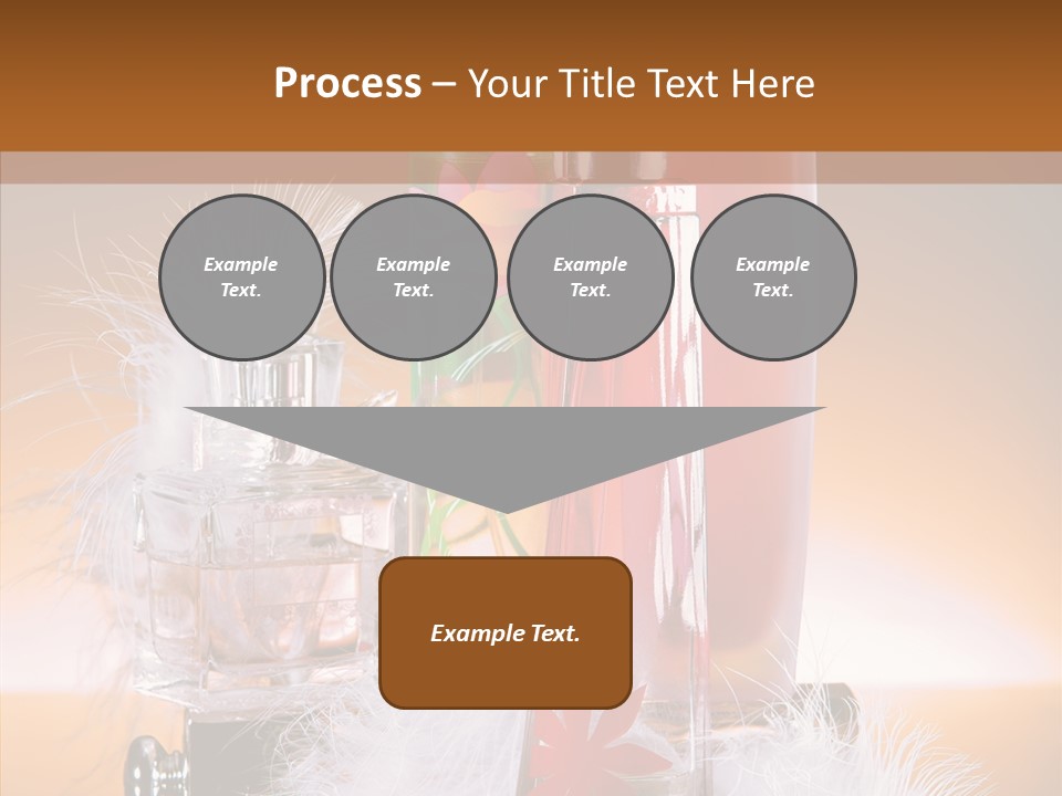 Liquid Female Senses PowerPoint Template