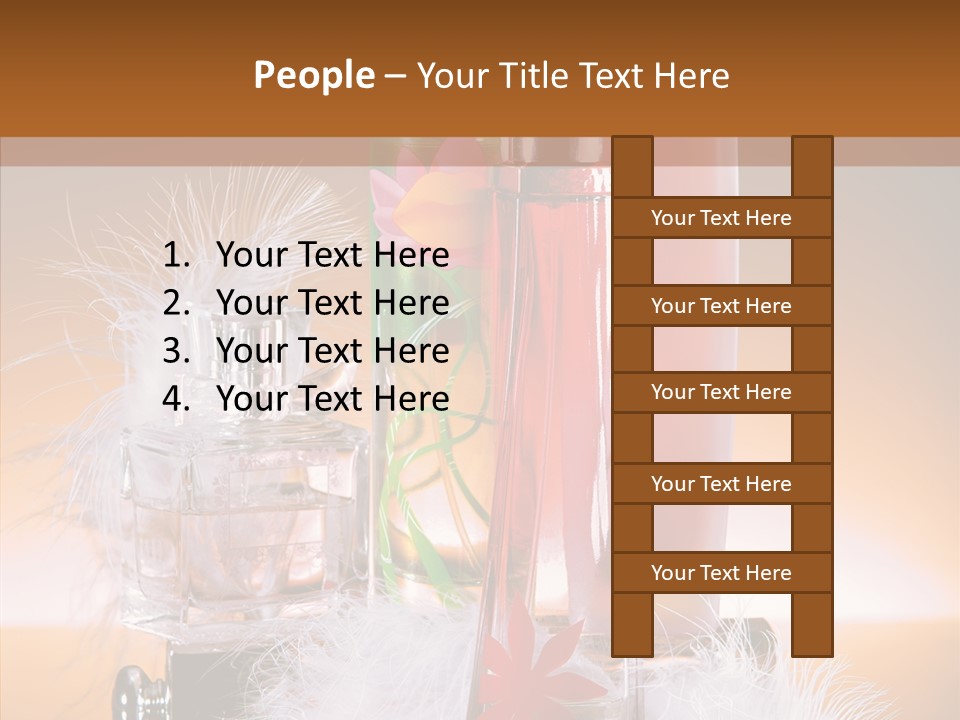 Liquid Female Senses PowerPoint Template