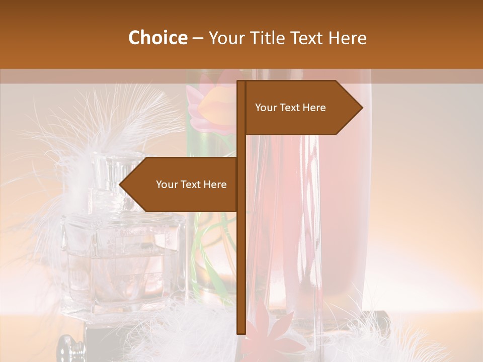 Liquid Female Senses PowerPoint Template