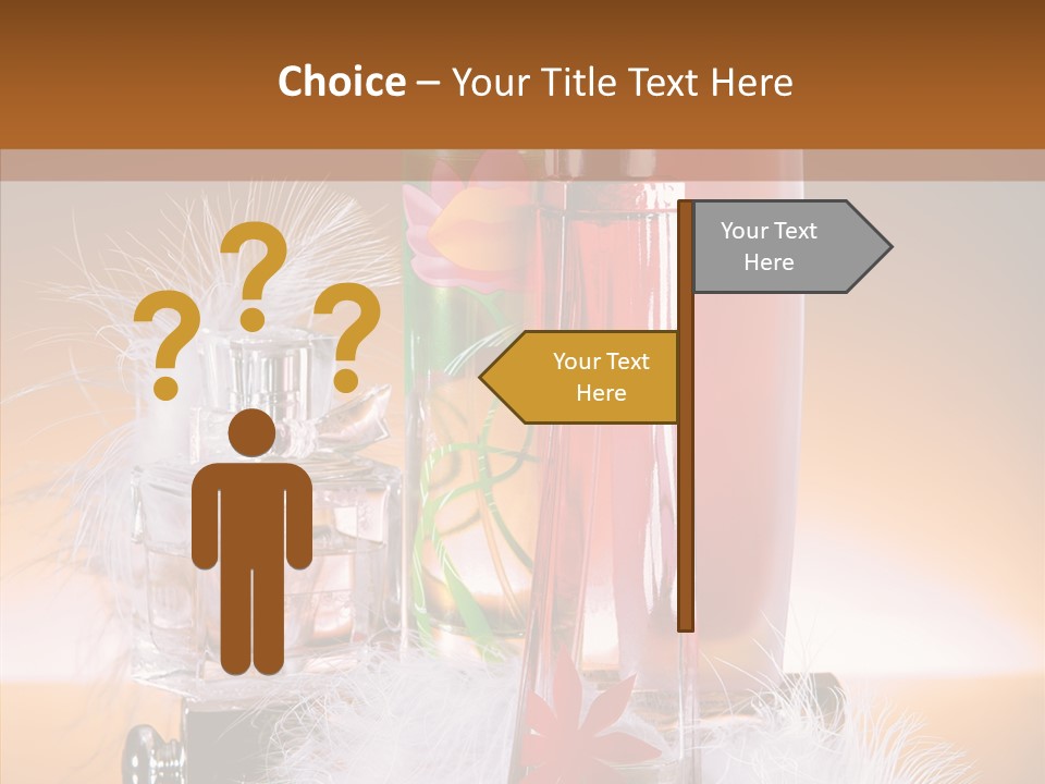 Liquid Female Senses PowerPoint Template