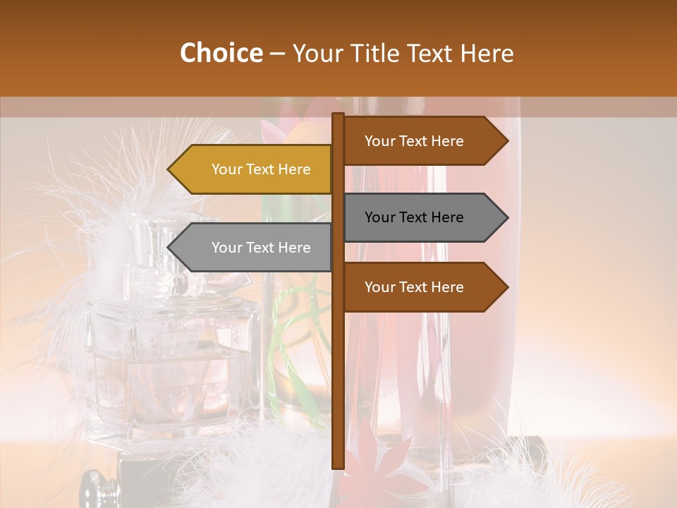 Liquid Female Senses PowerPoint Template