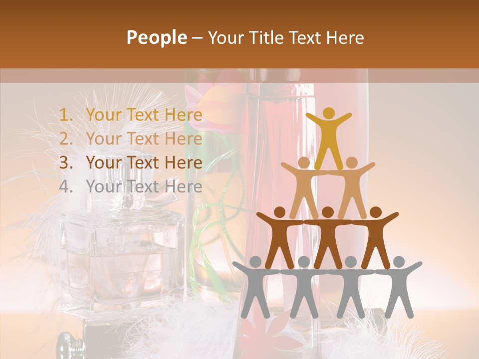 Liquid Female Senses PowerPoint Template