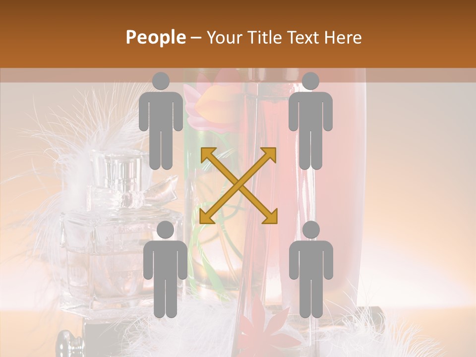 Liquid Female Senses PowerPoint Template