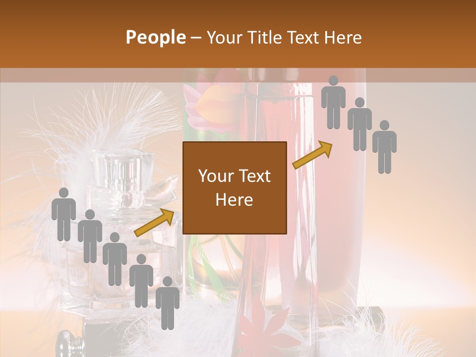 Liquid Female Senses PowerPoint Template