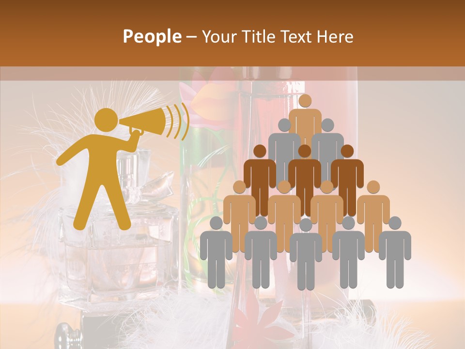 Liquid Female Senses PowerPoint Template