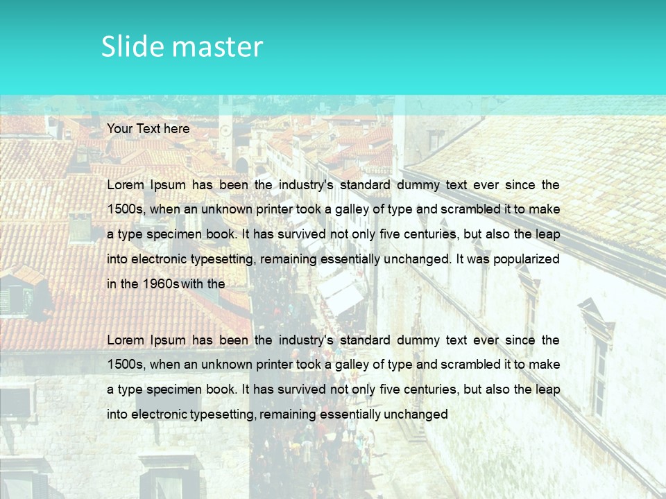 History Window Montenegro PowerPoint Template