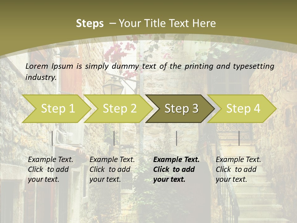 Historical Artwork Home PowerPoint Template