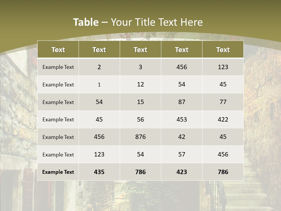 Historical Artwork Home PowerPoint Template
