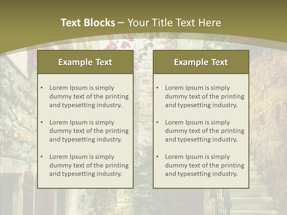 Historical Artwork Home PowerPoint Template
