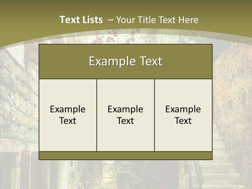 Historical Artwork Home PowerPoint Template