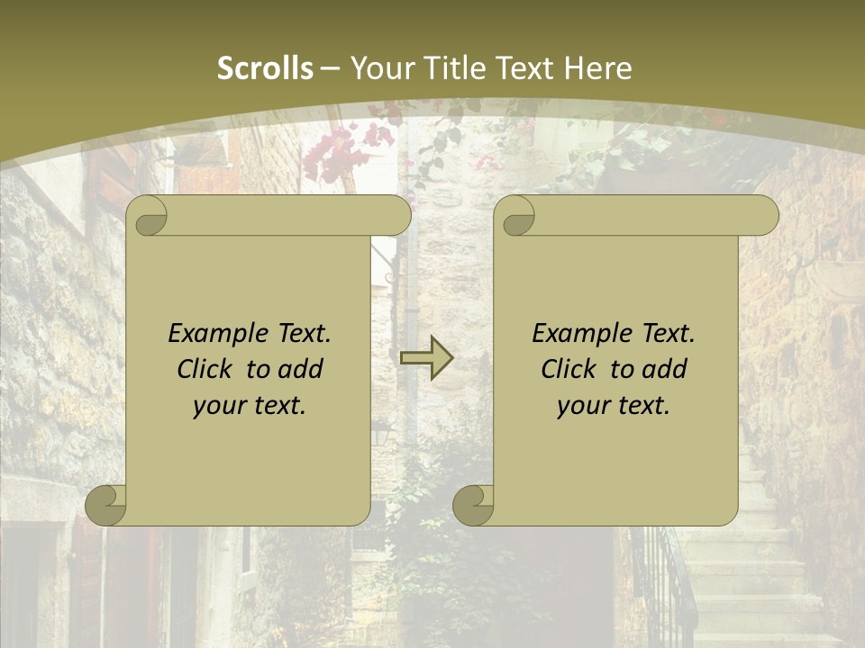 Historical Artwork Home PowerPoint Template