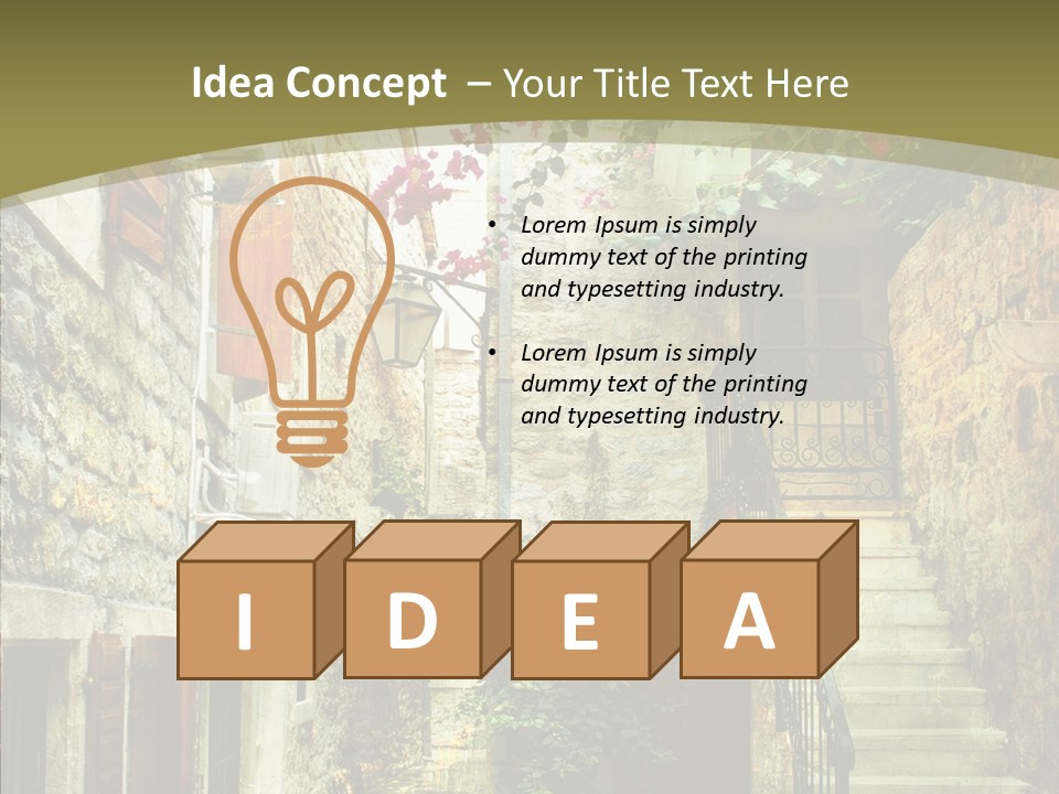 Historical Artwork Home PowerPoint Template